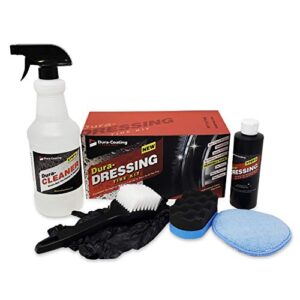 dura-dressing total tire kit, xl kit for 2-3 cars or 1 large truck – tire dressing and cleaning kit – made in the usa to ensure your tires shine and look great