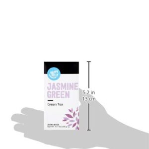 Amazon Brand - Happy Belly Jasmine Green Tea Bags, 20 Count