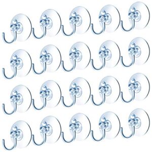 suction cup hooks clear plastic sucker pads for window glass shower bathroom kitchen wall with 4 styles 60 mm 50 mm 40 mm 30 mm support festivals parties events theme carnival decorations (30 mm)