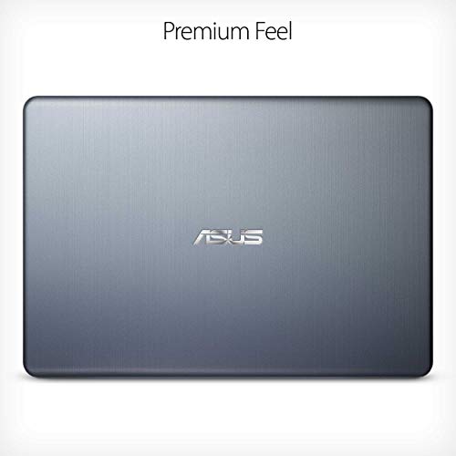 ASUS Laptop E14 Thin & Light Laptop, 14” FHD Display, Intel Pentium N5000 Quad-Core Processor up to 2.7 GHz, 4GB RAM, 128GB Storage, Fingerprint Reader, Windows 10 S, E406MA-DH21, Star Gray