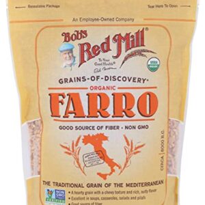 BOBS RED MILL Organic Whole Grain Farro, 24 OZ