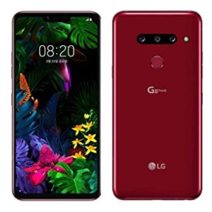 LG G8 ThinQ (128GB, 6GB RAM) 6.1" QHD+ OLED FullVision Display, Crystal Sound OLED Speaker, Hand ID, Air Motion, 4G LTE (Only for T-Mobile & Its MVNO's) (Renewed) (Carmine RED)