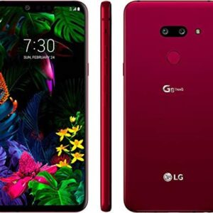 LG G8 ThinQ (128GB, 6GB RAM) 6.1" QHD+ OLED FullVision Display, Crystal Sound OLED Speaker, Hand ID, Air Motion, 4G LTE (Only for T-Mobile & Its MVNO's) (Renewed) (Carmine RED)