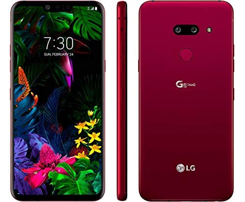 LG G8 ThinQ (128GB, 6GB RAM) 6.1" QHD+ OLED FullVision Display, Crystal Sound OLED Speaker, Hand ID, Air Motion, 4G LTE (Only for T-Mobile & Its MVNO's) (Renewed) (Carmine RED)