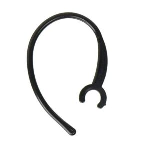 6 Pack Replacement Ear Hooks for Wireless Bluetooth Headset Earhook Clips Hook Loop - 8MM Clamp Headsets, Black