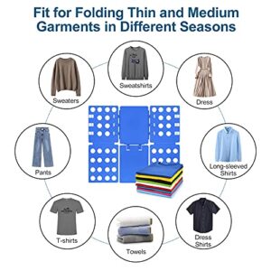 PetOde Shirt Folder Clothes Folding Board Shirt Folding Board t Shirts Clothes Durable Plastic Laundry folders
