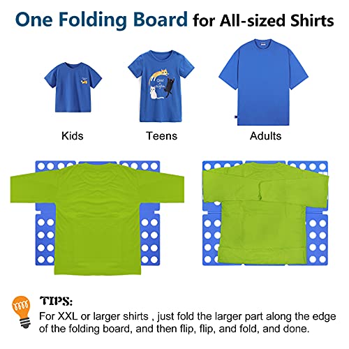 PetOde Shirt Folder Clothes Folding Board Shirt Folding Board t Shirts Clothes Durable Plastic Laundry folders