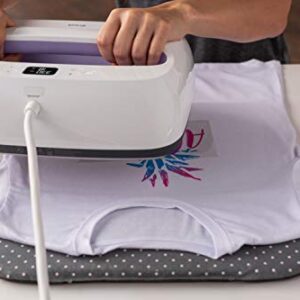 Cricut EasyPress 2 Heat Press Machine (12 in x 10 in), Ideal for T-Shirts, Tote Bags, Pillows, Aprons & More, Precise Temperature Control, Features Insulated Safety Base & Auto-Off, Lilac