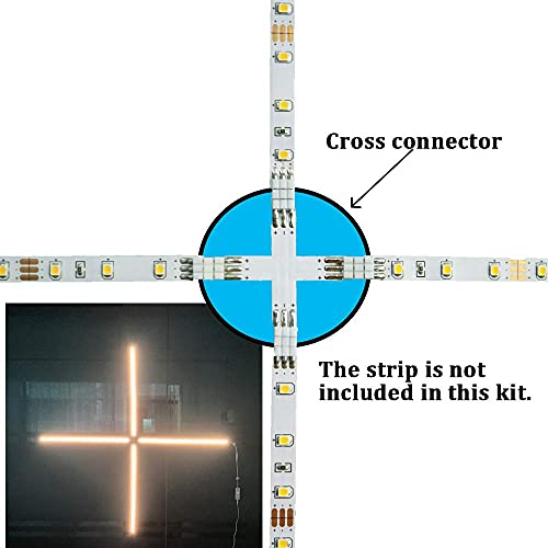 Accessories for WOBANE Cabinet Light Kit, 3 Pin Extention Connecter, FPCB Connecter