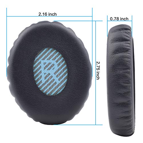 Memory Foam Earpads Ear Cushions Kit for Bose Soundture On Ear OE2 OE2i Headphones (Blue)
