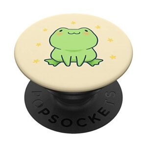 frog popsockets popgrip: swappable grip for phones & tablets