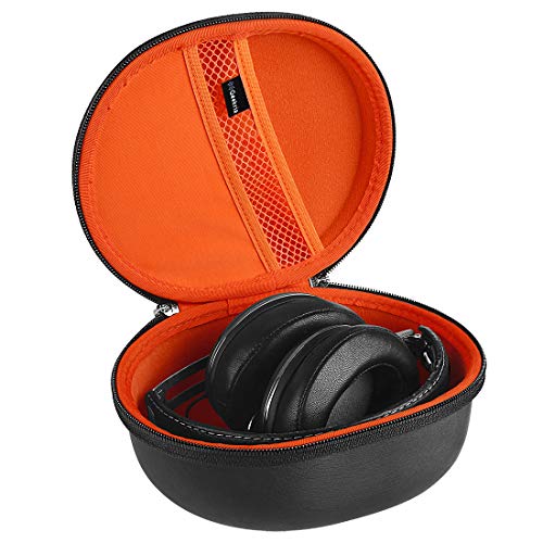 Geekria Shield Headphones Case Compatible with Sennheiser Momentum 3 Wireless, HD 450BT, PXC 550 II HD 4.50 Case, Replacement Hard Shell Travel Carrying Bag with Cable Storage (Black)