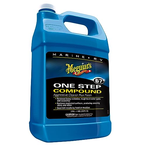 Meguiar's M6701 One Step Compound - 1 Gallon, Blue, 128 Fl Oz (Pack of 1)