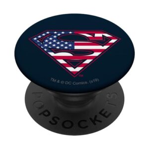 superman usa american flag shield logo popsockets standard popgrip