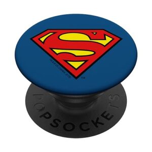 superman classic s shield logo popsockets standard popgrip
