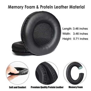 Skullcandy Replacement Ear Pads Hesh 2 Replacement Ear Pads Ear Cushions Ear Cups Ear Cover Earpad Repair Parts for Skullcandy Hesh2.0 Bluetooth Wireless Headphones (Black)