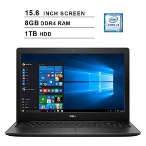 2019 newest dell inspiron 15 3583 15.6 inch laptop (8th gen intel core i3-8145u up to 3.9ghz, 8gb ddr4 ram, 1tb hdd, intel uhd 620, wifi, bluetooth, hdmi, windows 10) (black) (renewed)
