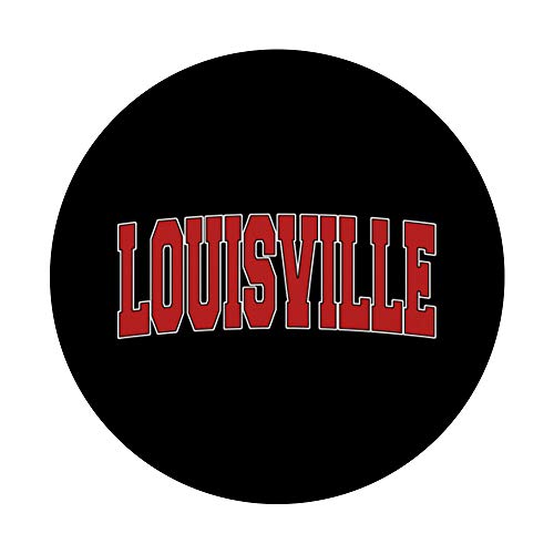 LOUISVILLE KY KENTUCKY Varsity Style USA Vintage Sports PopSockets PopGrip: Swappable Grip for Phones & Tablets