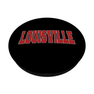 LOUISVILLE KY KENTUCKY Varsity Style USA Vintage Sports PopSockets PopGrip: Swappable Grip for Phones & Tablets