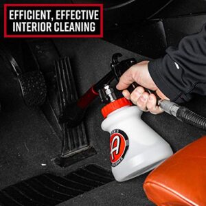 Adam's Polishes Interior Cleaning Gun, Pressurized, Compressed Air & Cleaning Solutions, Cleanse Your Car Seats, Leather, Floor Mats, Carpet, Upholstery, and More (Cleaning Gun)