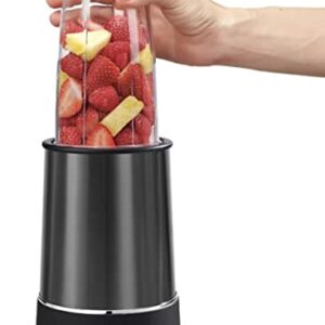 Bella - 14-oz. Rocket Blender - Black Stainless Steel