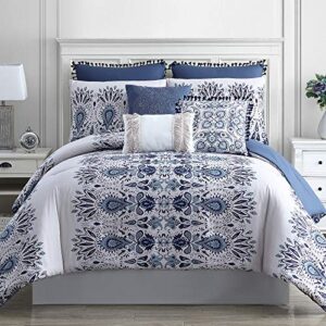 Amrapur Overseas Kira 8-Piece Embellished Comforter Set King/California King