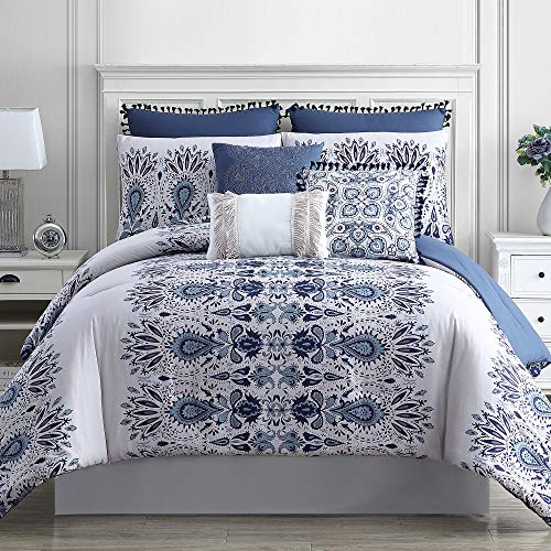 Amrapur Overseas Kira 8-Piece Embellished Comforter Set King/California King