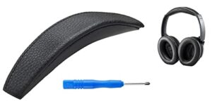 ahg replacement qc35 headband / qc35 ii headband pad cushion cover. compatible with bose quietcomfort 35 headphones (qc35) and bose quietcomfort 35 ii headphones (qc35 ii) (black)