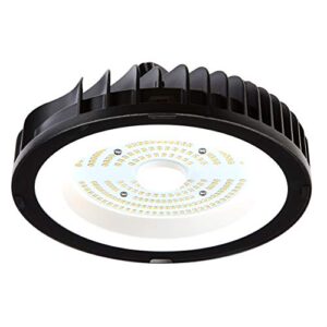 AmazonCommercial LED ECO UFO High Bay, 150 Watt, 30000 Hours, Dimmable 0-10V, 15000 Lumens, ETL Certified, Daylight, 1-Pack