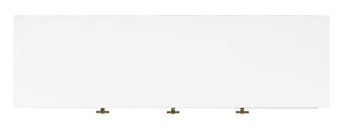 Safavieh Home Genevieve Mid-Century Modern Walnut and White Storage TV Media Stand