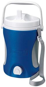 coleman performance jug cooler, 3.8 l, small ice box, water cooler dispenser, beverage ice bucket