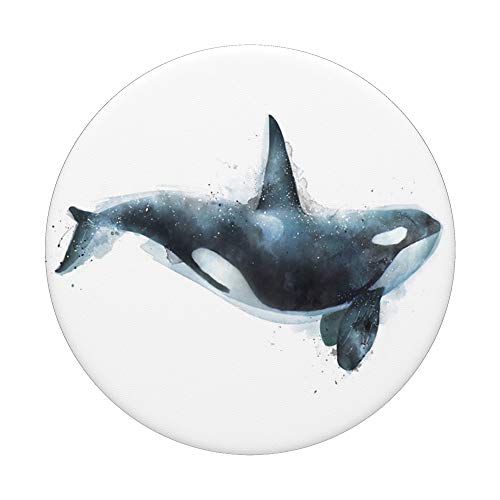 Beautiful orca painting art PopSockets PopGrip: Swappable Grip for Phones & Tablets