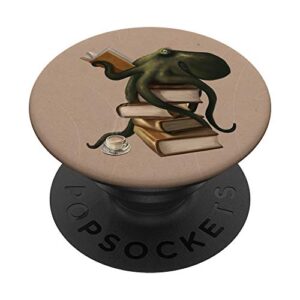 well-read octopus art popsockets popgrip: swappable grip for phones & tablets