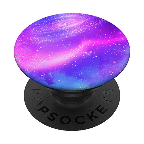 Cool Purple Pink Blue Galaxy Space Gift PopSockets Grip and Stand for Phones and Tablets