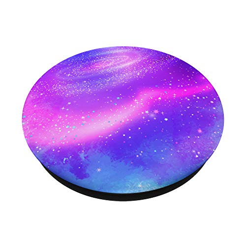 Cool Purple Pink Blue Galaxy Space Gift PopSockets Grip and Stand for Phones and Tablets