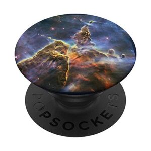 real space photo hubble view of carina nebula popsockets popgrip: swappable grip for phones & tablets