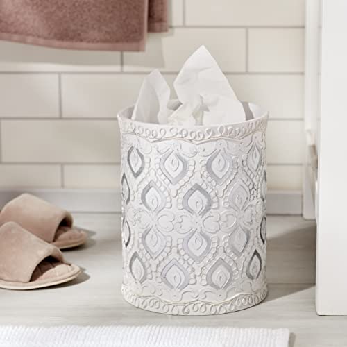 Popular Bath Waste Basket Monaco, White