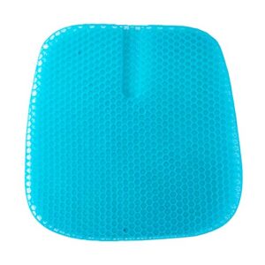 luckylife gel seat cushion 2020 latest large size double seat cushion for office chair car wheelchair, pressure relief back tailbone pain