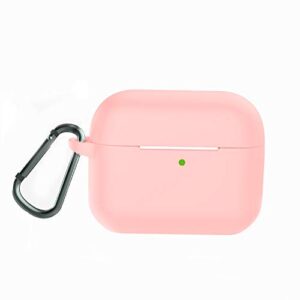 felicey airpods pro case, airpods 3 soft silicone full protective shockproof cover for airpods pro (front led visible)