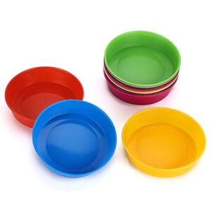 btsky plastic sorting bowls, assorted colors set of 10