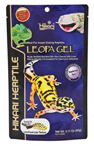 hikari leopagel food for insect-eating reptiles, 2.11 oz (60g)