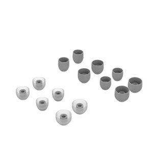 for sony wf-1000xm3 replacement earbud tips covers, oneone silicone ear tips earbuds buds set earpads eartips for sony wf-1000xm3 wireless earphones, 7 pairs (gray)