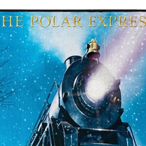 The Polar Express Christmas Train Engine Wonder Fleece Super Plush Throw Blanket 46" x 60" (117cm x 152cm)