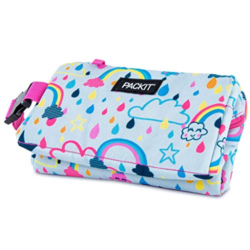 PackIt Freezable Snack Box, Rainbow Sky