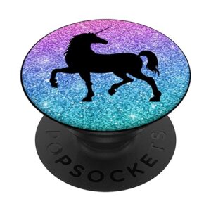 cute trendy unicorn gift for girls teens and women popsockets popgrip: swappable grip for phones & tablets popsockets standard popgrip