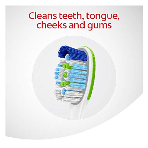 Colgate 360 Surround Manual Toothbrushes with Tongue and Cheek Cleaner, 6 Count