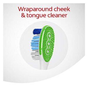 Colgate 360 Surround Manual Toothbrushes with Tongue and Cheek Cleaner, 6 Count