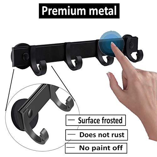 Magnetic Hook Rack Adjustable Hook Rail - Metal Heavy Duty - for Refrigerators, dishwasher, File cabinets, Grills, Washers, Dryers,Etc - No installation tools required（Does not include cleaning brush）