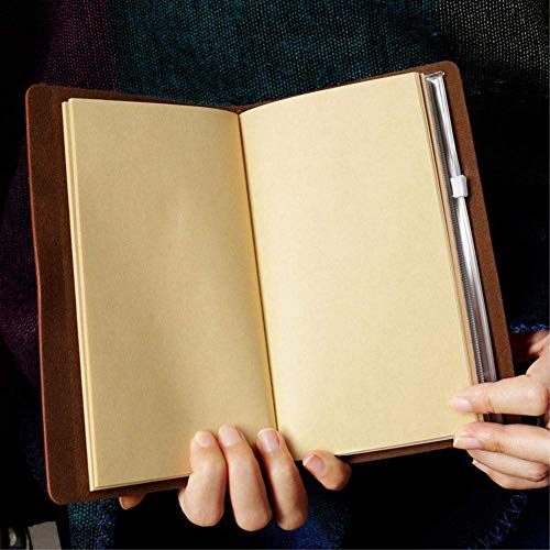 To Granddaughter Leather Journal,A6 Leather Journal,Laugh - Love - Live Vintage Embossed Refillable Writing Notebook for Christmas,Birthdays, Graduation