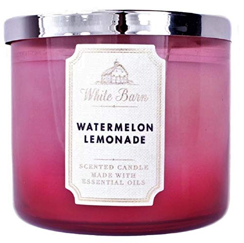 White Barn Bath and Body Works Watermelon Lemonade 3 Wick Candle 2019